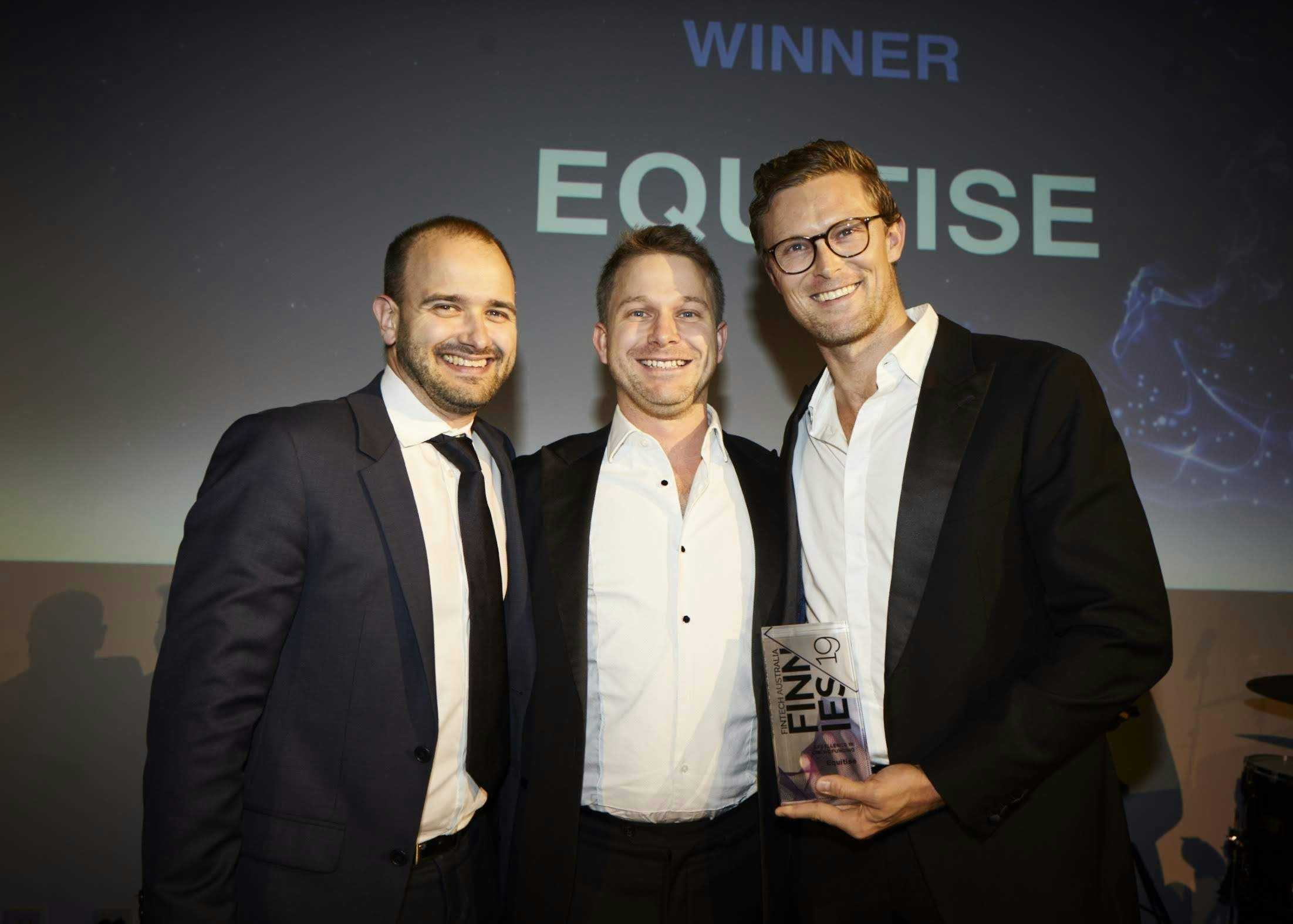 Press Release: Equitise named Equity Crowdfunding platform of the year at the 2019 Fintech Australia Awards (FINNIES)